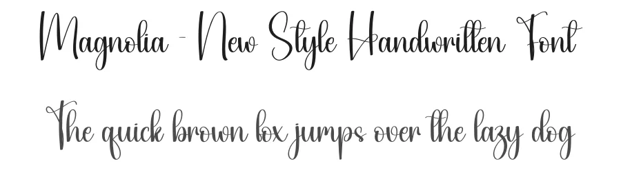 Magnolia – New Style Handwritten Font by andikastudio — Display Font