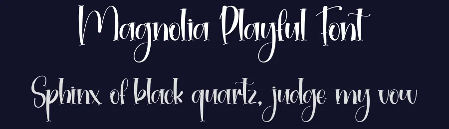 Magnolia Playful Font by creativeletter — Script Handwritten Font — thumbnail 2