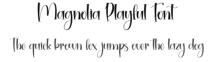 Magnolia Playful Font by creativeletter — Script Handwritten Font