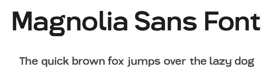 Magnolia Sans Font by Magnolitype โ Sans Serif Font