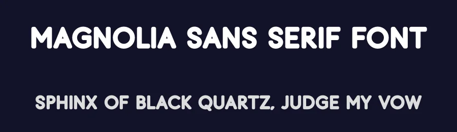 Magnolia Sans Serif Font by vpcreativeshop — Sans Serif Font — thumbnail 2