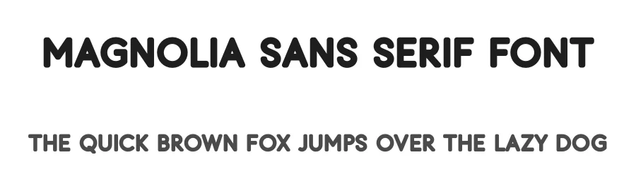 Magnolia Sans Serif Font by vpcreativeshop — Sans Serif Font
