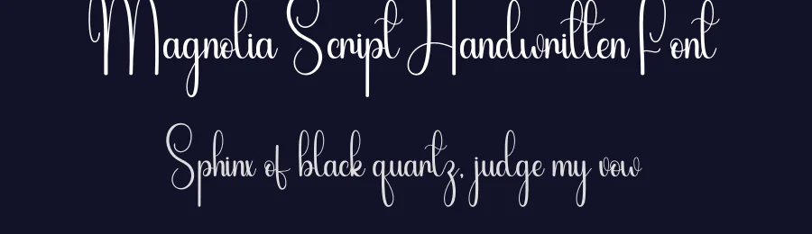 Magnolia Script Handwritten Font by andikastudio — Script Handwritten Font — thumbnail 2