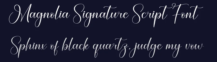 Magnolia Signature Script Font by creativeletter — Script Handwritten Font — thumbnail 2