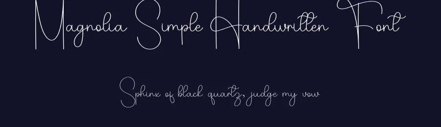 Magnolia Simple Handwritten Font by freshtypeink — Script Handwritten Font — thumbnail 2