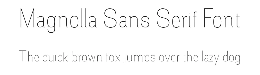 Magnolla Sans Serif Font by dxsign — Sans Serif Font