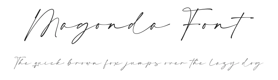 Magonda Font by Rantautype — Script Handwritten Font