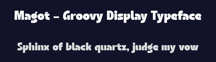 Magot – Groovy Display Typeface by timelesstype.co — Serif Font — thumbnail 2