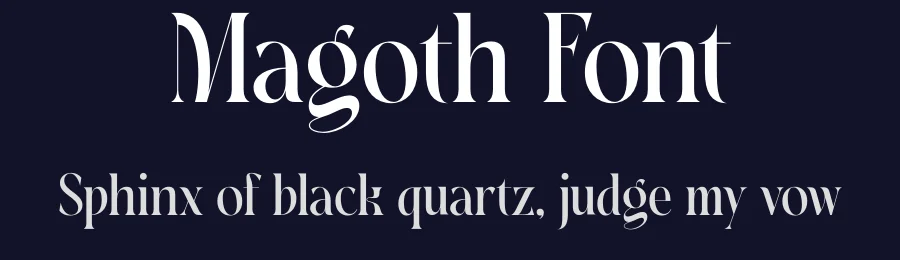 Magoth Font by timelesstype.co — Display Font — thumbnail 2