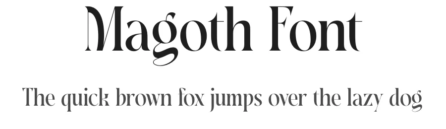 Magoth Font by timelesstype.co — Display Font