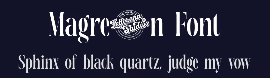 Magrefin Font by letterenastudios — Serif Font — thumbnail 2