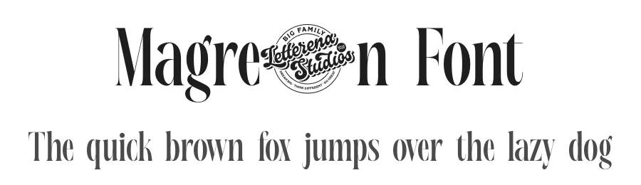 Magrefin Font by letterenastudios — Serif Font