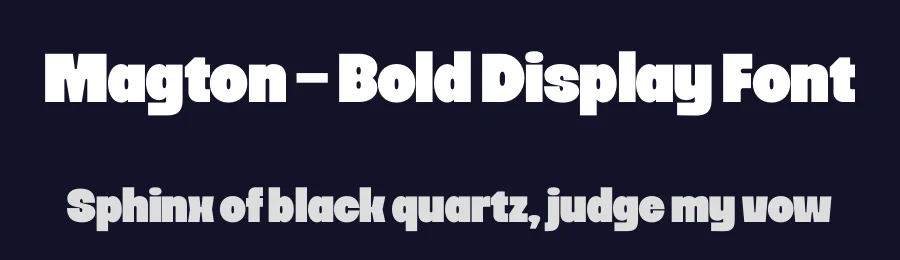 Magton – Bold Display Font by limitype — Display Font — thumbnail 2