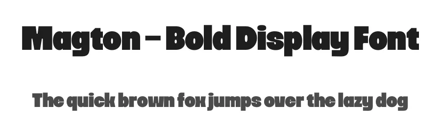 Magton – Bold Display Font by limitype — Display Font
