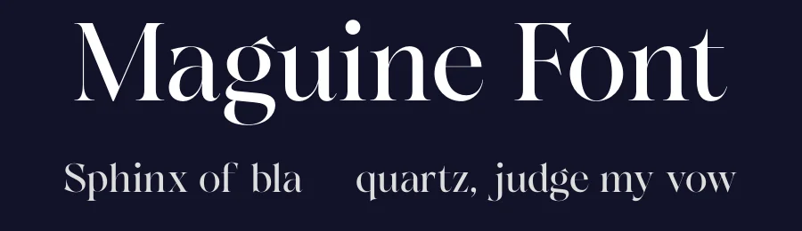 Maguine Font by Second Son Radiance — Serif Font — thumbnail 2