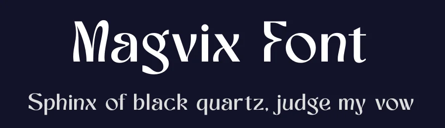 Magvix Font by timelesstype.co — Display Font — thumbnail 2