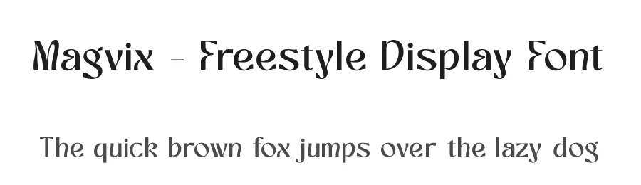 Magvix – Freestyle Display Font by timelesstype.co — Display Font