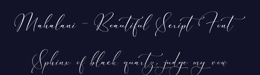 Mahalani – Beautiful Script Font by letterfabric — Script Handwritten Font — thumbnail 2