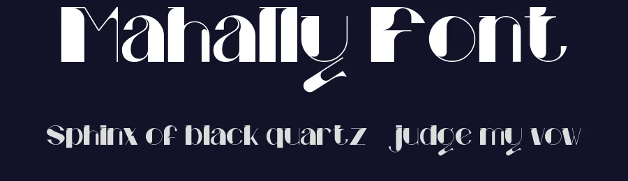 Mahally Font by Forberas — Sans Serif Font — thumbnail 2