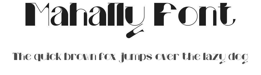 Mahally Font by Forberas — Sans Serif Font