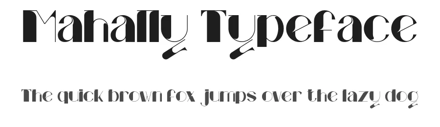 Mahally Typeface by Forberas Foundry — Decorative Font