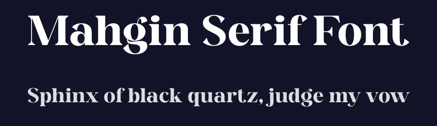 Mahgin Serif Font by Storytype — Serif Font — thumbnail 2