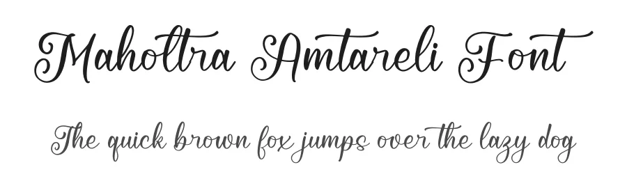 Maholtra Amtareli Font by Storytype — Script Handwritten Font