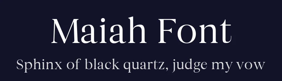 Maiah Font by Creativetacos — Serif Font — thumbnail 2