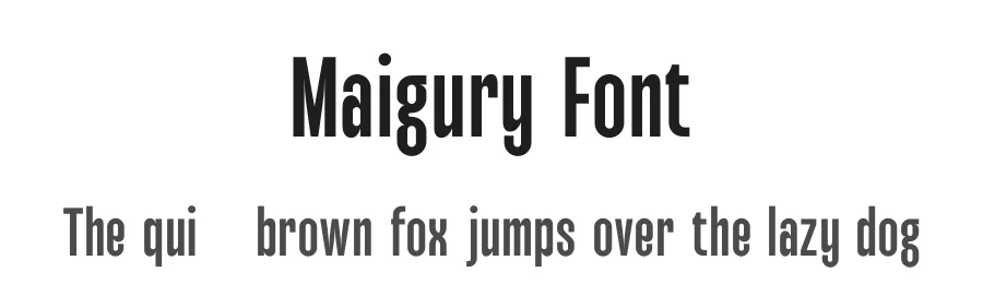 Maigury Font by Second Son Radiance — Sans Serif Font