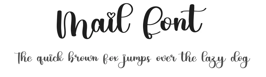 Mail Font by inermediaSTUDIO — Script Handwritten Font