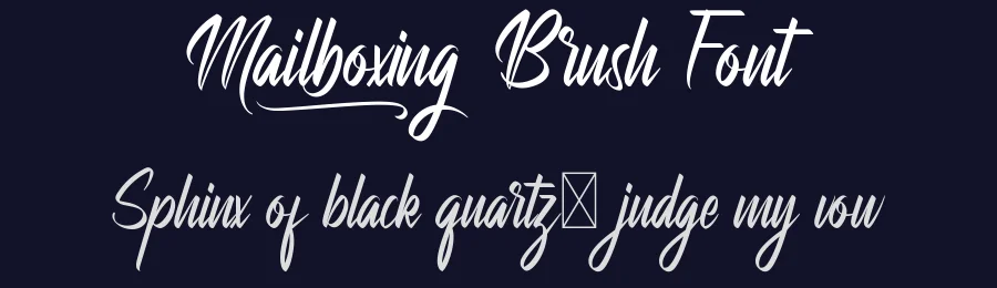 Mailboxing Brush Font by nihstudio — Script Handwritten Font — thumbnail 2