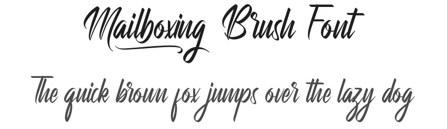 Mailboxing Brush Font by nihstudio — Script Handwritten Font
