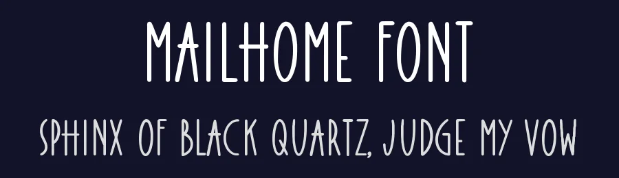 Mailhome Font by qwrtype — Script Handwritten Font — thumbnail 2