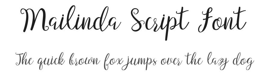 Mailinda Script Font by 1001fonts β Script Handwritten Font