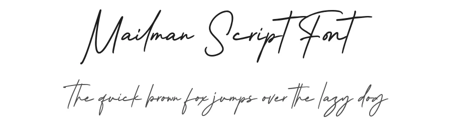 Mailman Script Font by afkaristudio — Script Handwritten Font