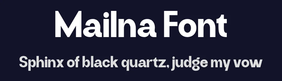 Mailna Font by MaikoHatta — Sans Serif Font — thumbnail 2