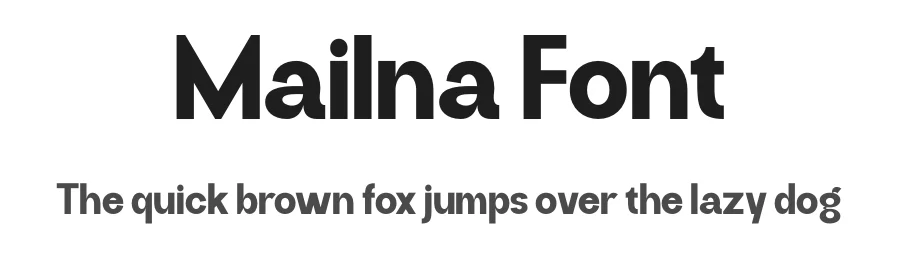 Mailna Font by MaikoHatta — Sans Serif Font