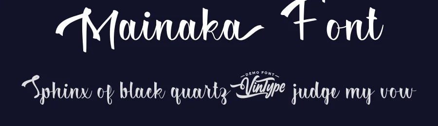 Mainaka Font by VinType — Script Handwritten Font — thumbnail 2