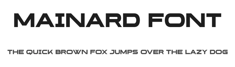 Mainard Font by MasyafiStudio — Display Font