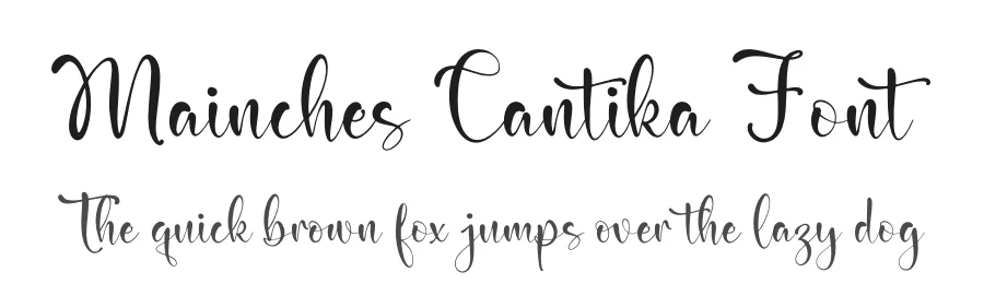 Mainches Cantika Font by letterfabric — Script Handwritten Font