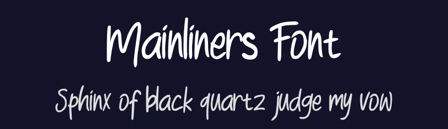 Mainliners Font by Javanicestudio — Display Font — thumbnail 2