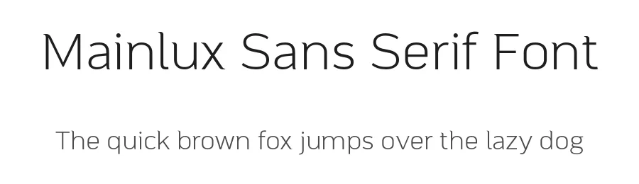 Mainlux Sans Serif Font by Digitype Studio — Sans Serif Font
