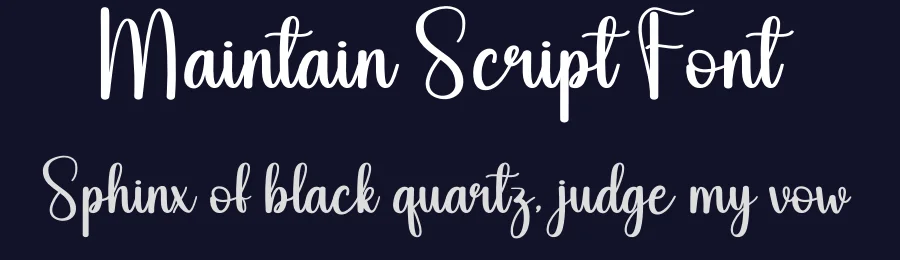 Maintain Script Font by andikastudio — Script Handwritten Font — thumbnail 2
