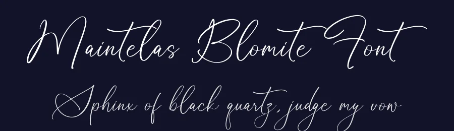 Maintelas Blomite Font by Storytype — Script Handwritten Font — thumbnail 2