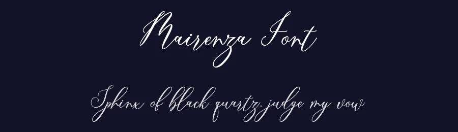 Mairenza Font by Amarlettering — Script Handwritten Font — thumbnail 2