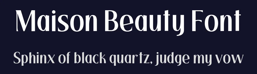 Maison Beauty Font by hyperactype — Serif Font — thumbnail 2