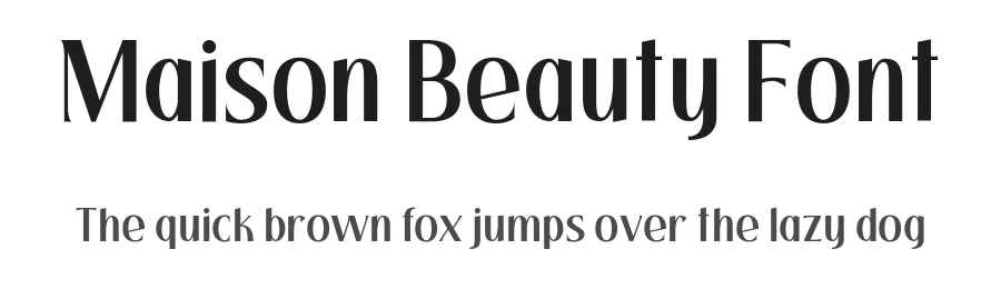 Maison Beauty Font by hyperactype — Serif Font