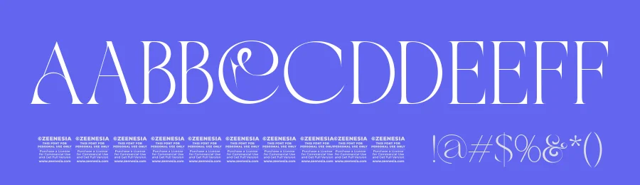 Maison Salome – Stylish Ligature Serif Font by zeenesia studio — Display Font — thumbnail 3