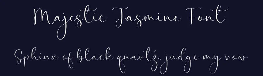 Majestic Jasmine Font by Timur type — Script Handwritten Font — thumbnail 2