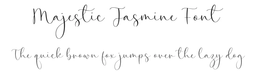 Majestic Jasmine Font by Timur type — Script Handwritten Font